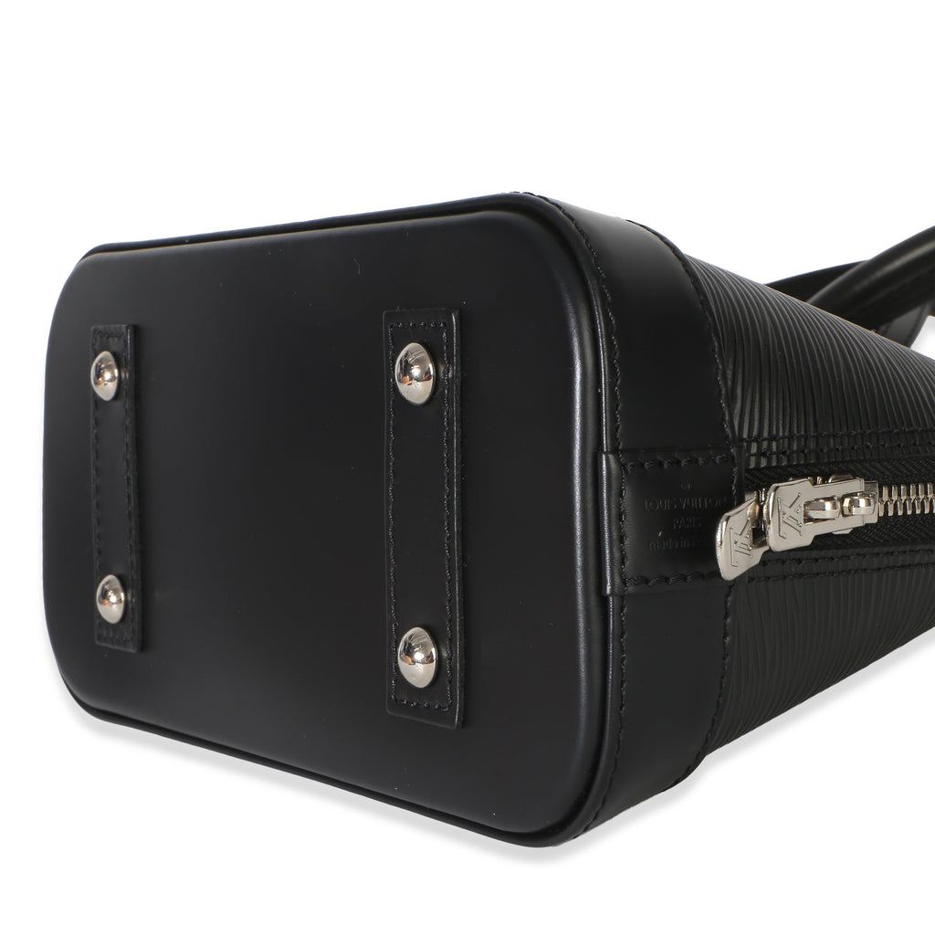 Louis Vuitton Black Epi Alma BB