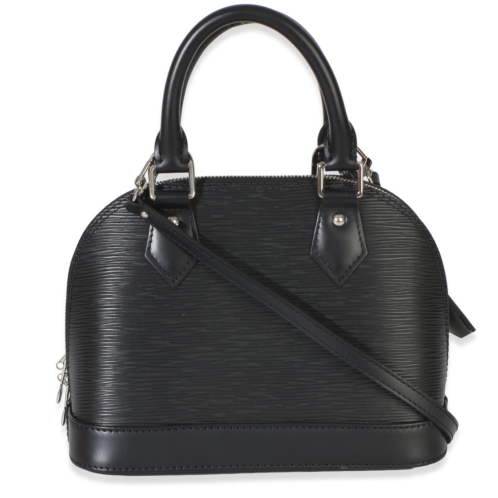 Louis Vuitton Black Epi Alma BB