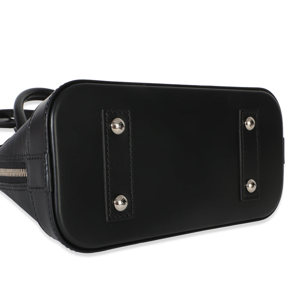 Louis Vuitton Black Epi Alma BB