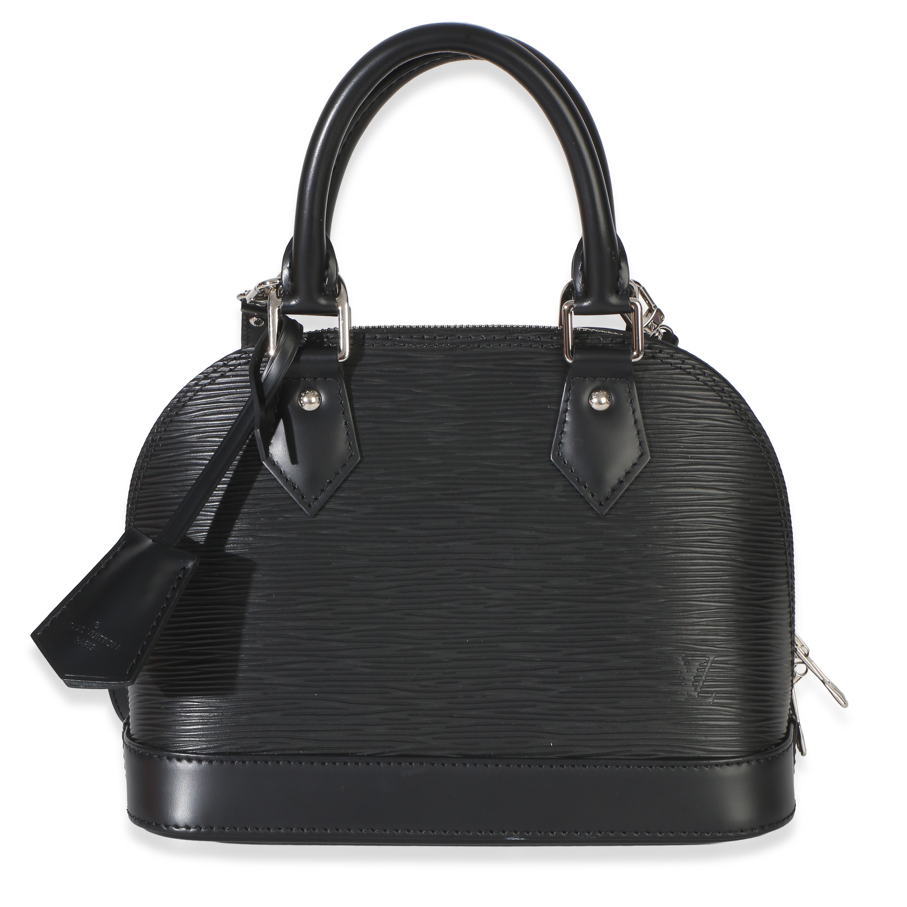 Louis Vuitton Black Epi Alma BB