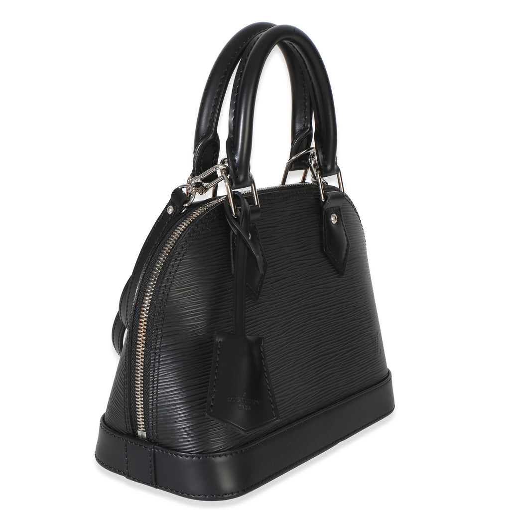 Louis Vuitton Black Epi Alma BB