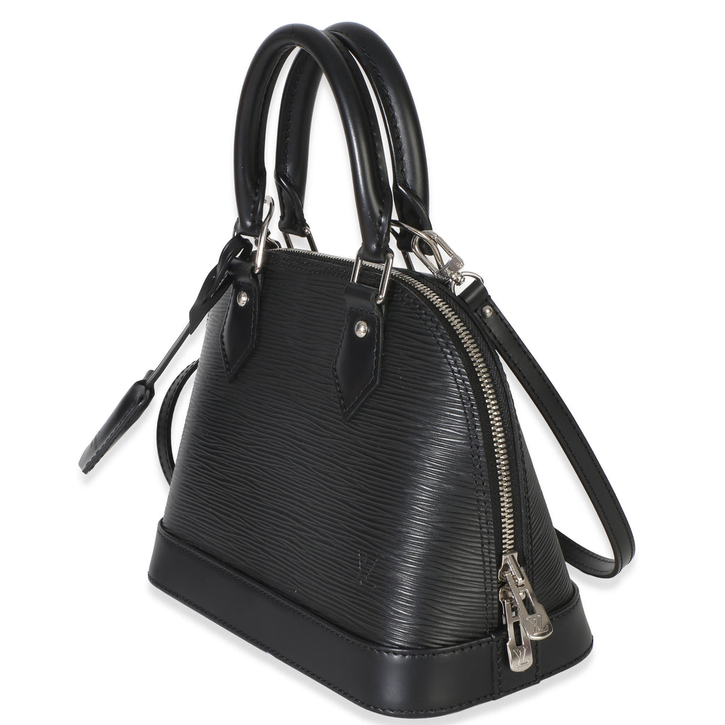 Louis Vuitton Black Epi Alma BB