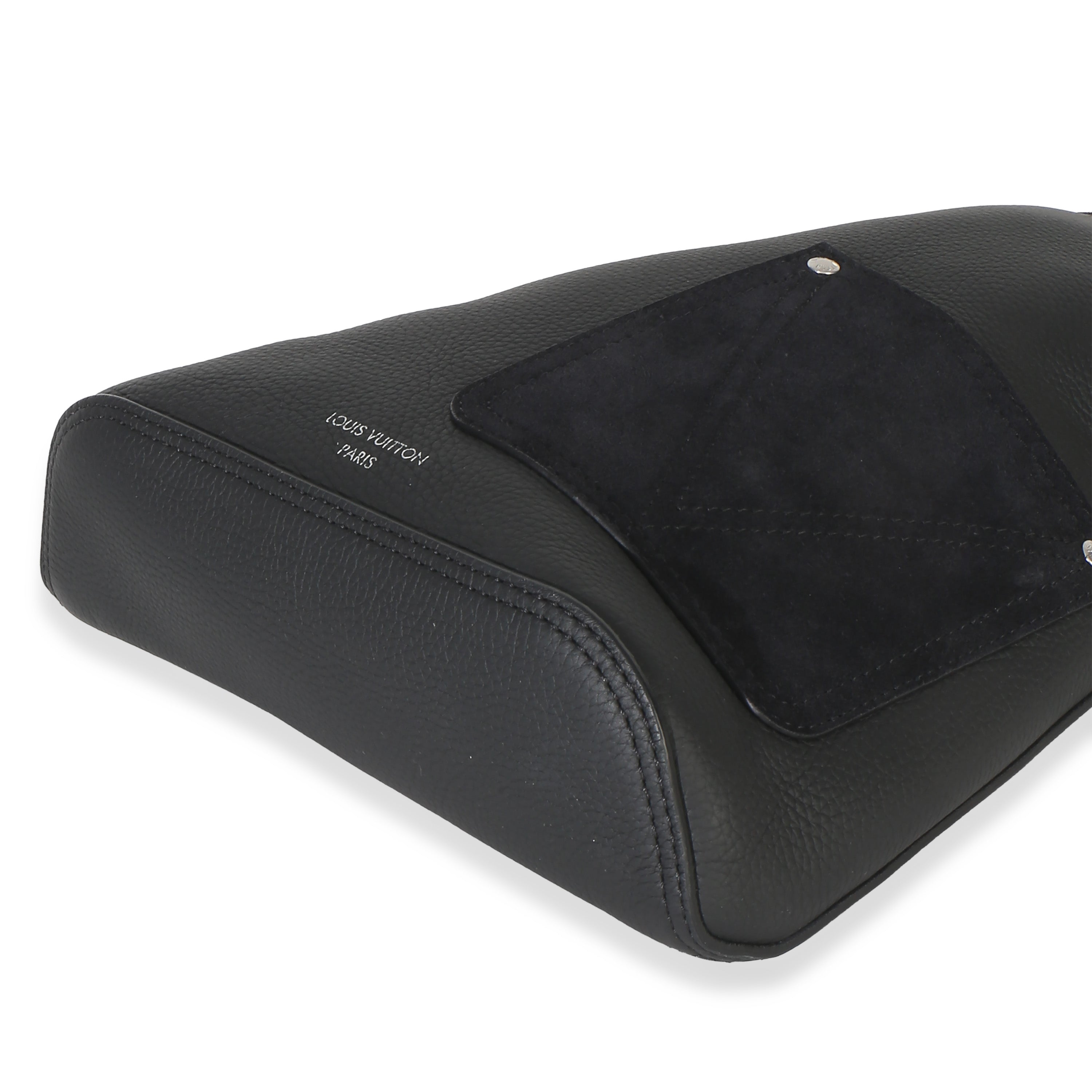 Louis Vuitton Black LV Touch Calfskin Delta Slingbag
