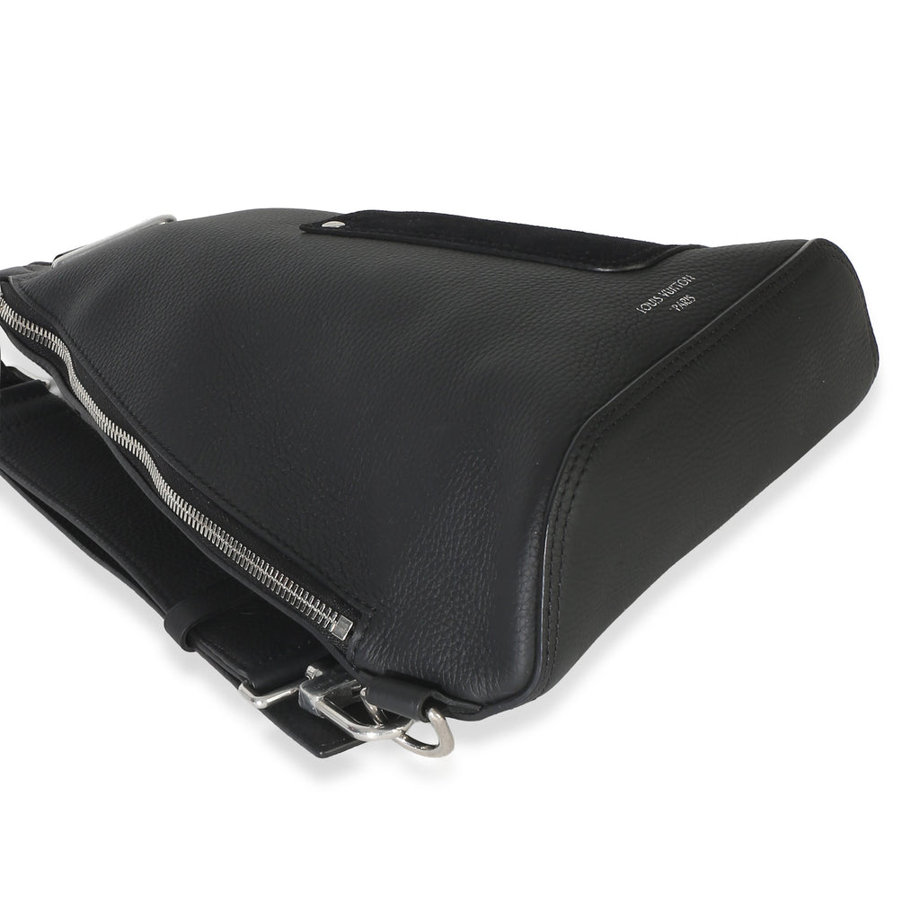 Louis Vuitton Black LV Touch Calfskin Delta Slingbag