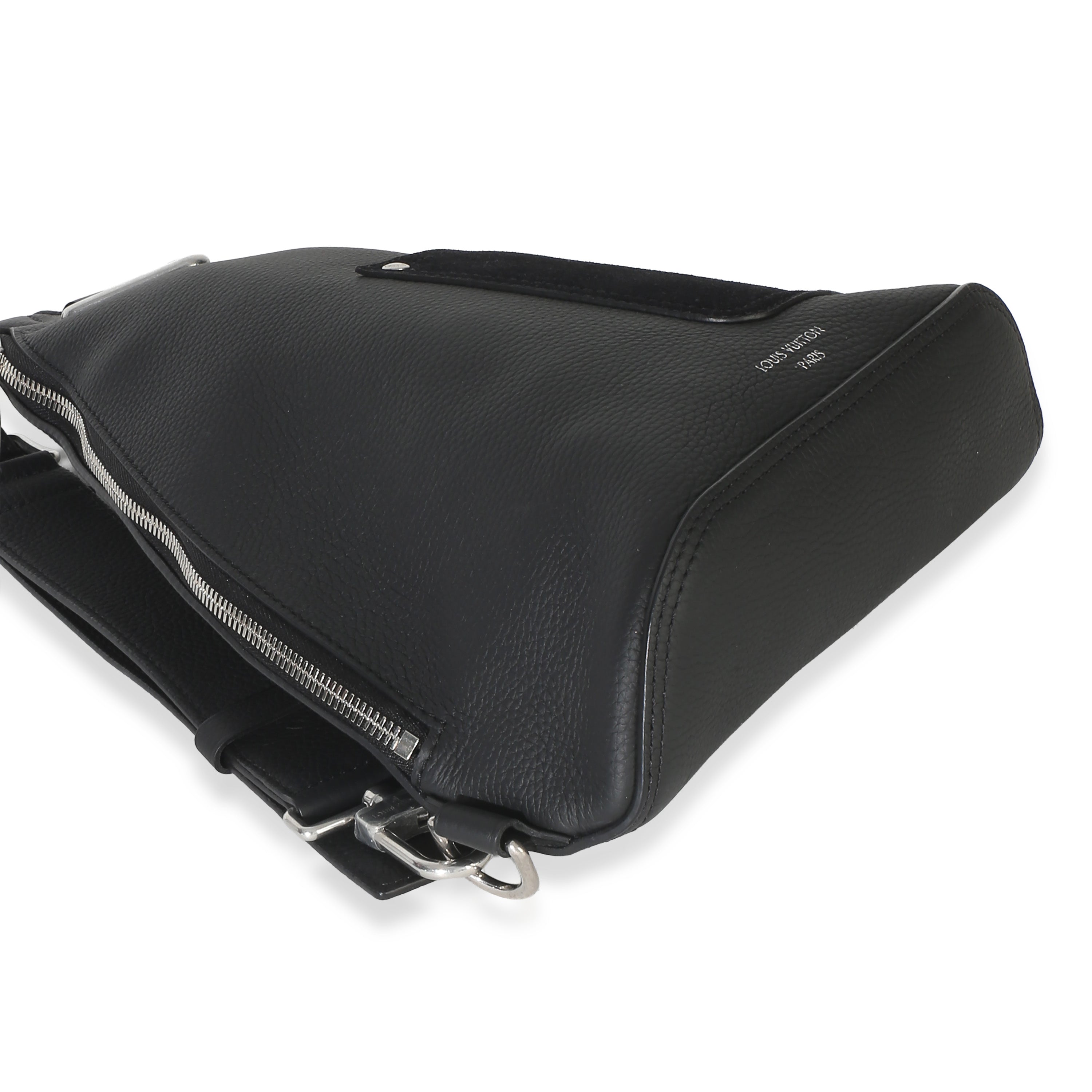 Louis Vuitton Black LV Touch Calfskin Delta Slingbag