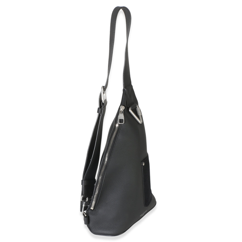 Louis Vuitton Black LV Touch Calfskin Delta Slingbag