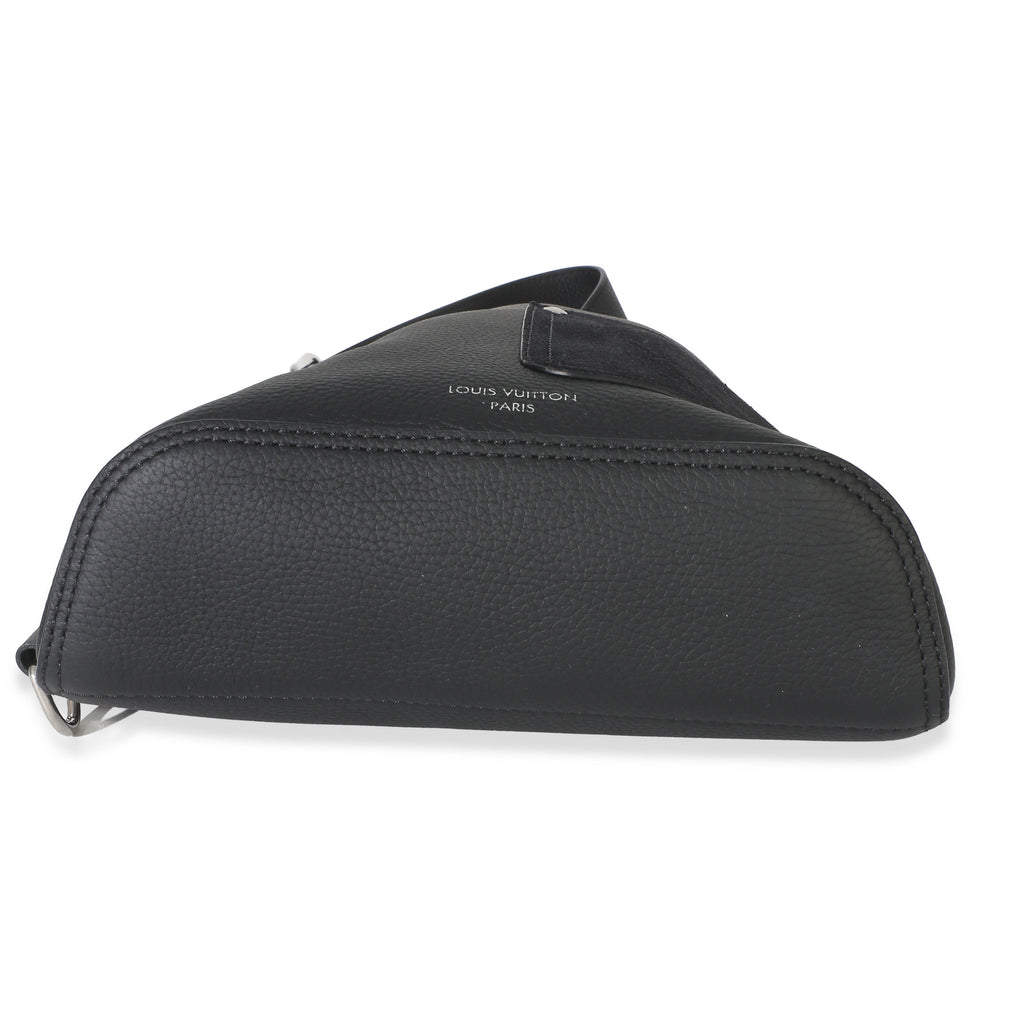 Louis Vuitton Black LV Touch Calfskin Delta Slingbag