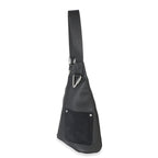 Louis Vuitton Black LV Touch Calfskin Delta Slingbag