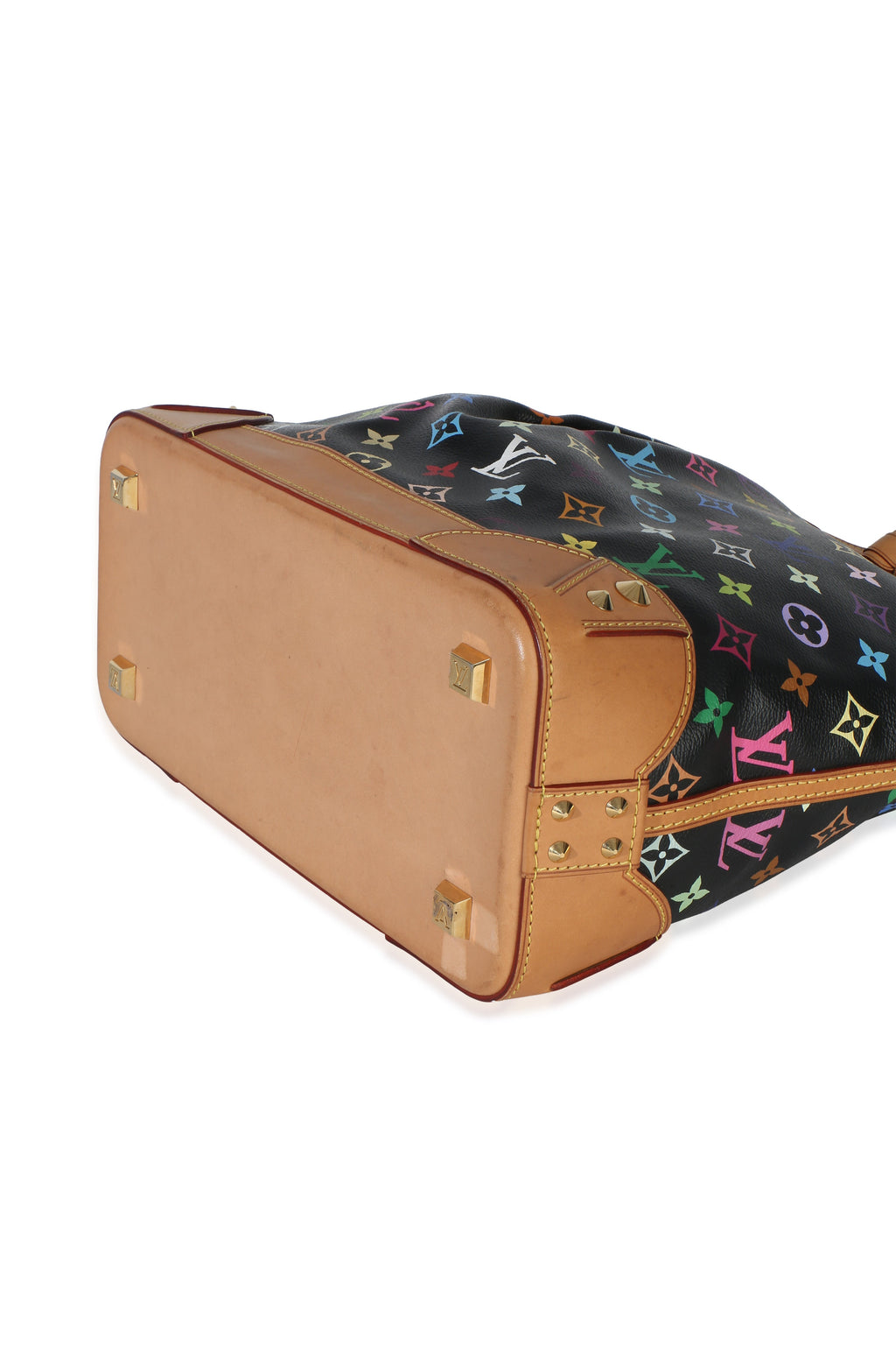 Louis Vuitton Black Monogram Multicolor Canvas Sharleen MM
