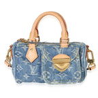 Louis Vuitton Blue Monogram Denim Nano Speedy