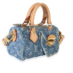 Louis Vuitton Blue Monogram Denim Nano Speedy