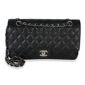 Chanel Black Quilted Caviar Medium Classic Double Flap Bag