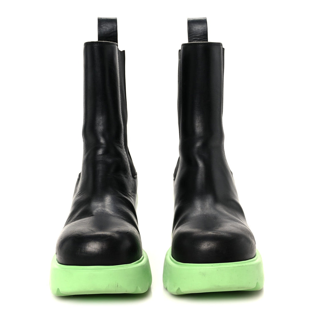 Bottega Veneta Calfskin The Flash Chelsea Boots 39 Pistachio