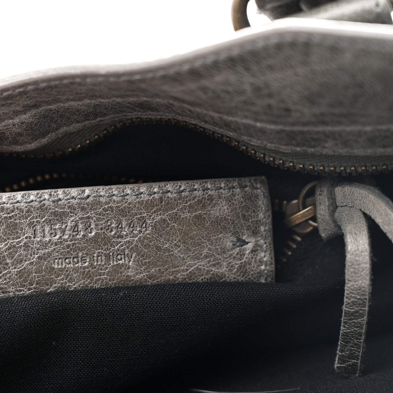 Balenciaga Chevre Classic Hardware City Grey