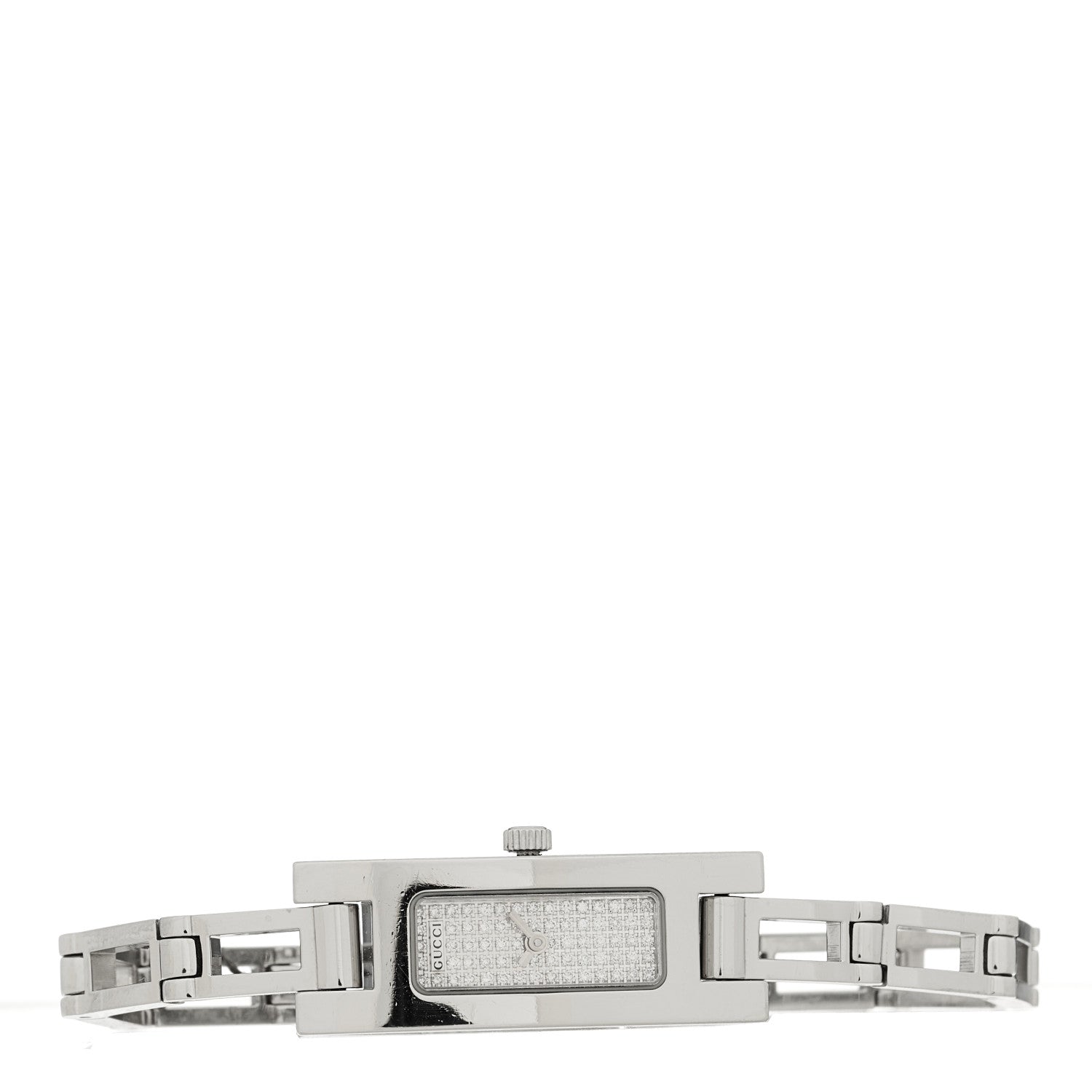Gucci Stainless Steel Diamond 12mm 3900L Quartz Watch