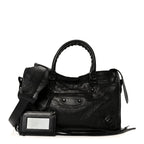Balenciaga Agneau Arena Classic Black Hardware S City Black