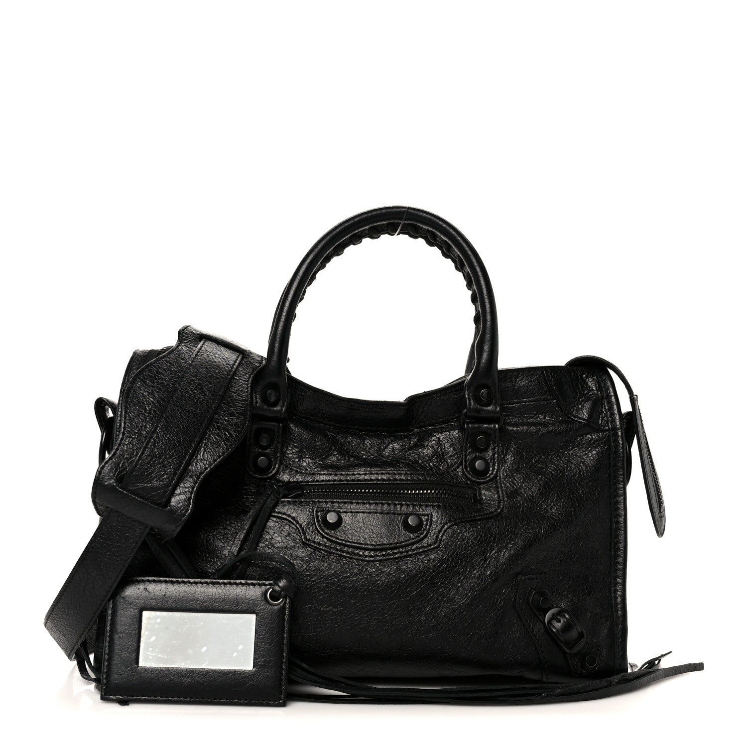Balenciaga Agneau Arena Classic Black Hardware S City Black