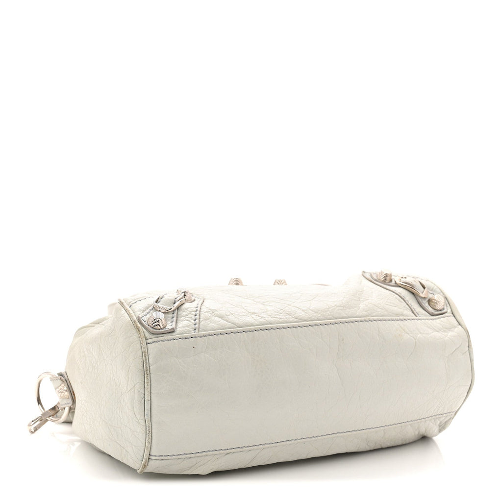Balenciaga Agneau Giant 12 Silver Hardware Mini Twiggy Gris Glace
