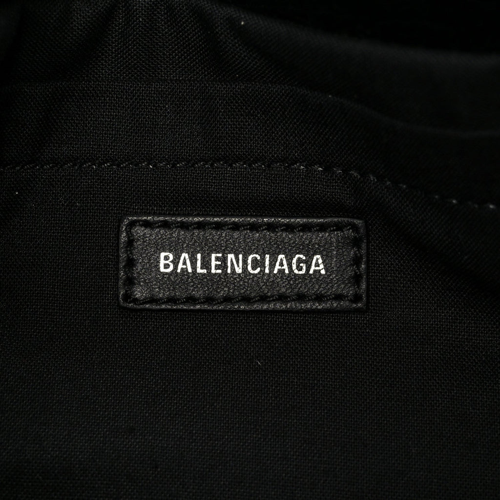 Balenciaga Arena Calfskin Small Monaco Flap Bag Black