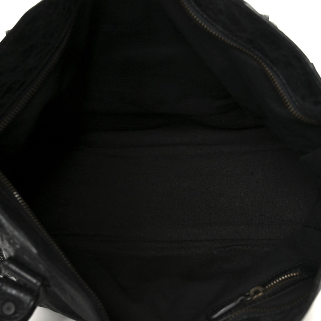 Balenciaga Agneau Arena Storico Classic Hardware Medium Le City Black