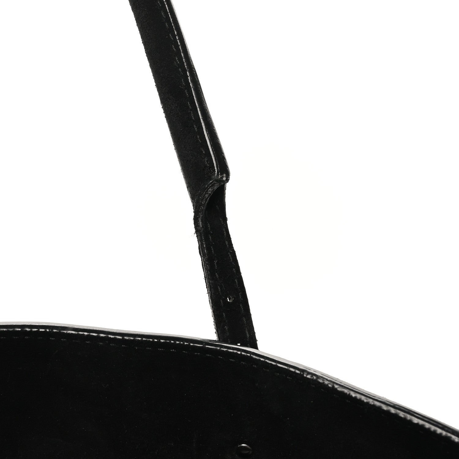 Balenciaga Daim Suede Plate Hardware Papier A6 Zip Around Tote Black