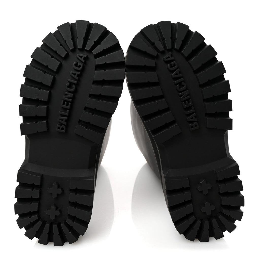 Balenciaga Rubber Bulldozer Rain Boots 39 Black