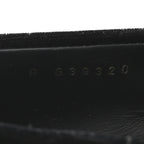 Chanel Shiny Calfskin Logo Loafers 38 Black