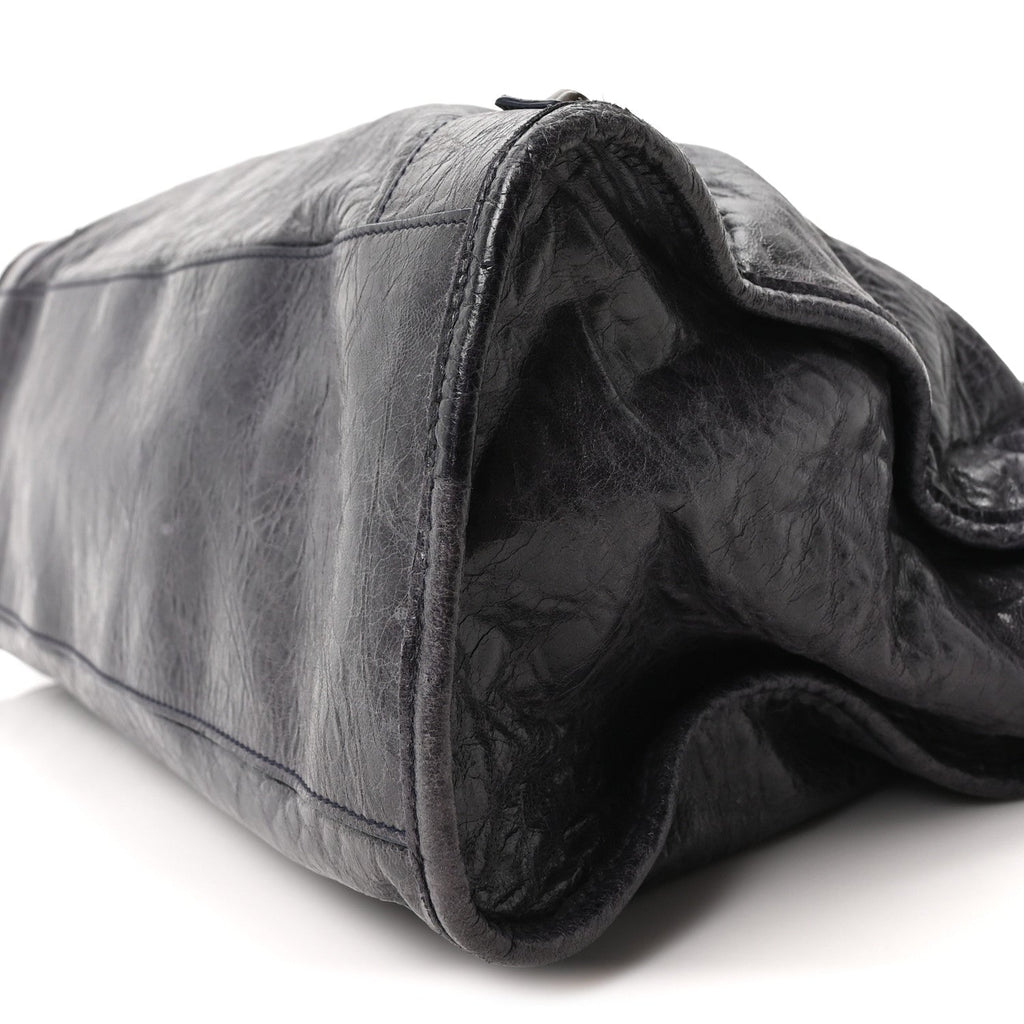 Balenciaga Agneau Classic Hardware City Bleu Roi