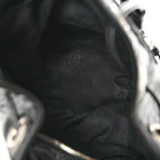 Balenciaga Agneau Arena Le Cagole Bucket Bag XS Black