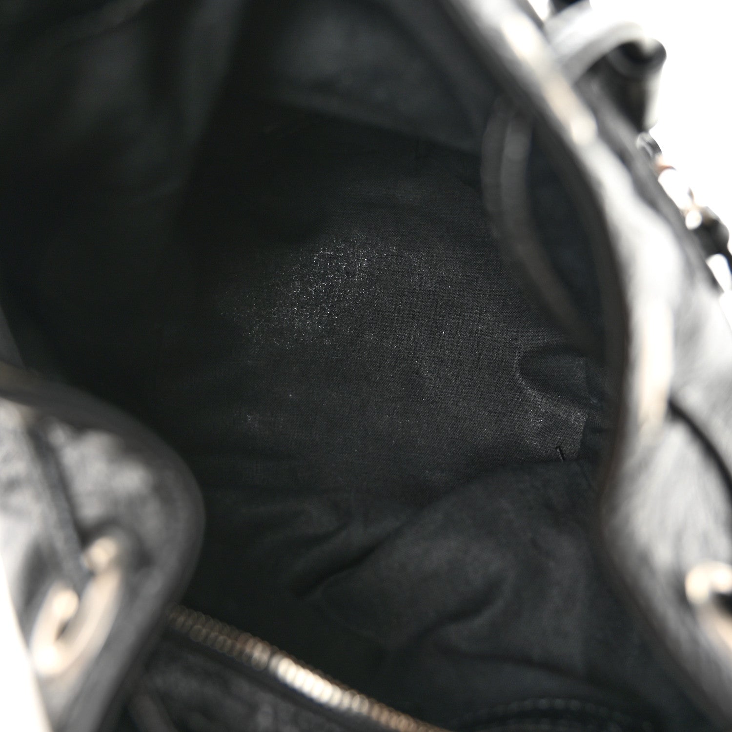 Balenciaga Agneau Arena Le Cagole Bucket Bag XS Black