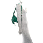 Balenciaga Agneau Arena Le Cagole Shoulder Bag XS Jade