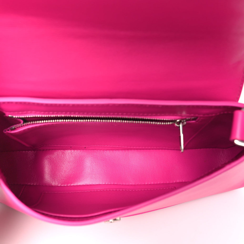 Balenciaga Box Calfskin Medium XX Flap Bag Lipstick Pink