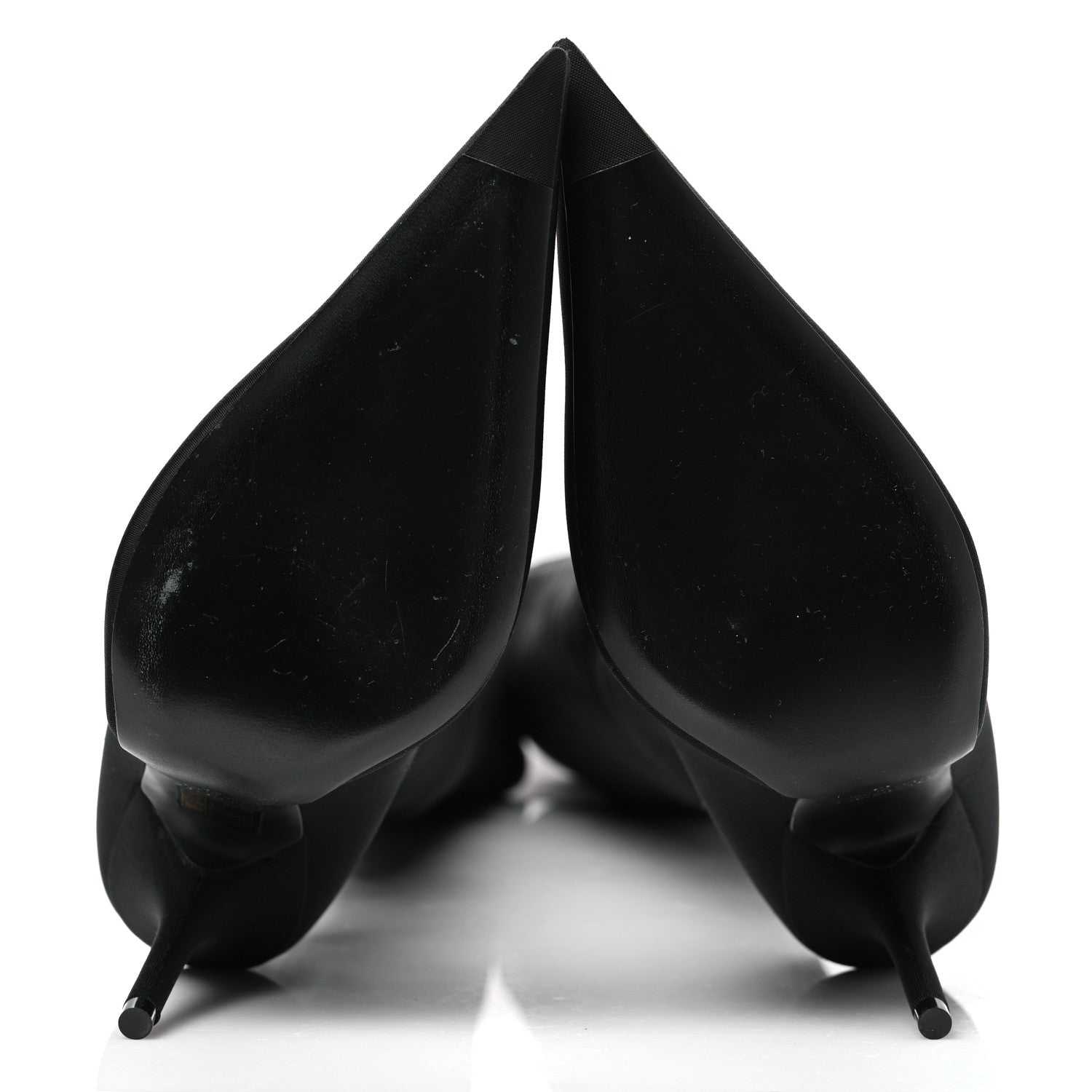 Balenciaga Spandex Pointed Toe Knife 110MM Thigh High Boots 39 Black