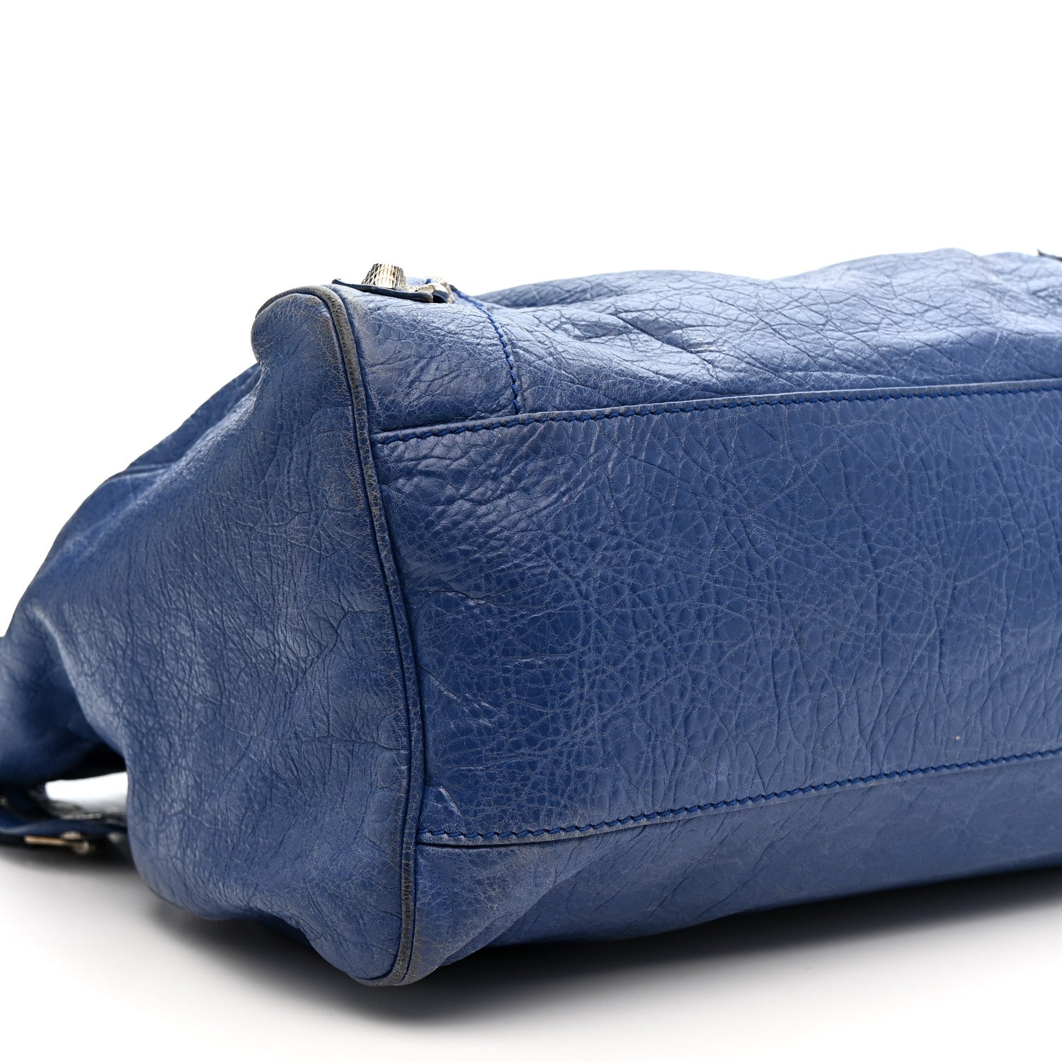 Balenciaga Agneau Giant 12 Silver Hardware Velo Bleu Glacier