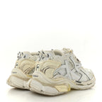 Balenciaga Mesh Rubber Monocolor Womens Runner Sneakers 37 White