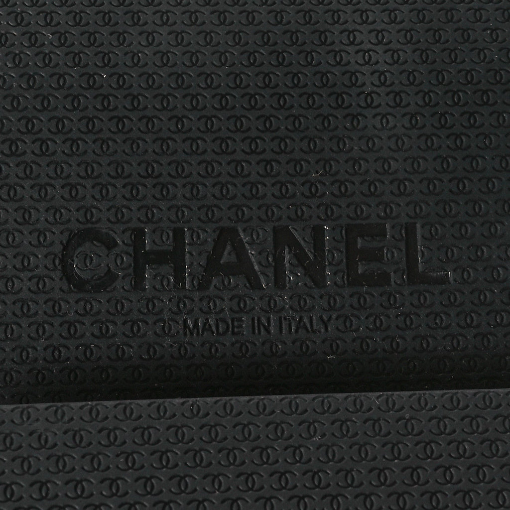 Chanel Suede Lambskin Calfskin Knit Womens High Boots 37 Black