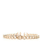 Chanel Metal CC Chain Link Choker Necklace L Gold