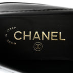 Chanel Lambskin Quilted CC Turnlock Loafers 39.5 Black