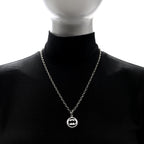 Gucci Sterling Silver Britt Necklace