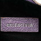 Balenciaga Agneau Arena Le Cagole Shoulder Bag XS Lilac
