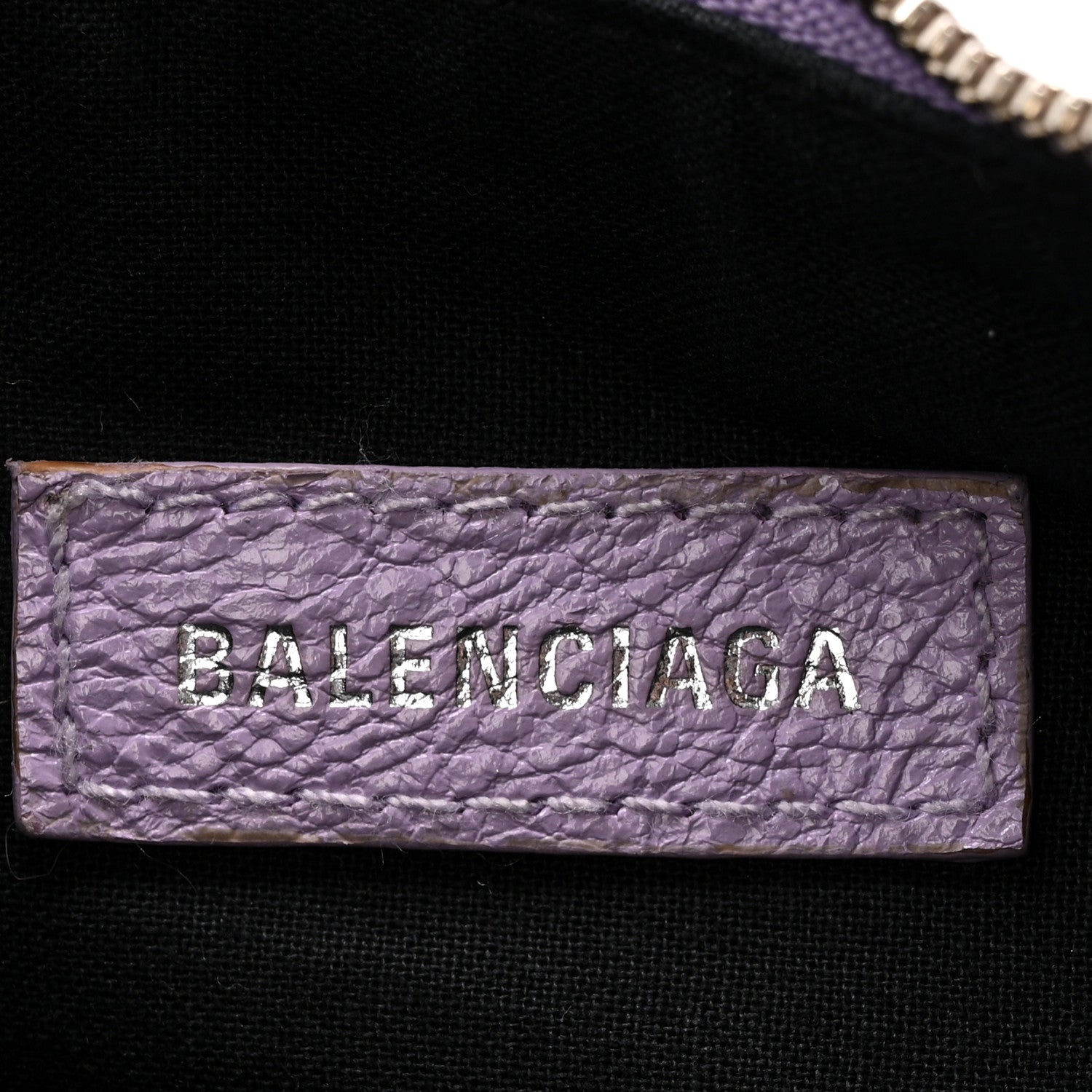 Balenciaga Agneau Arena Le Cagole Shoulder Bag XS Lilac