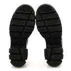 Gucci Magnum Calfskin Nappa Samoa Womens Horsebit Platform Chunky Lug Sole 40mm Loafers 39 Black