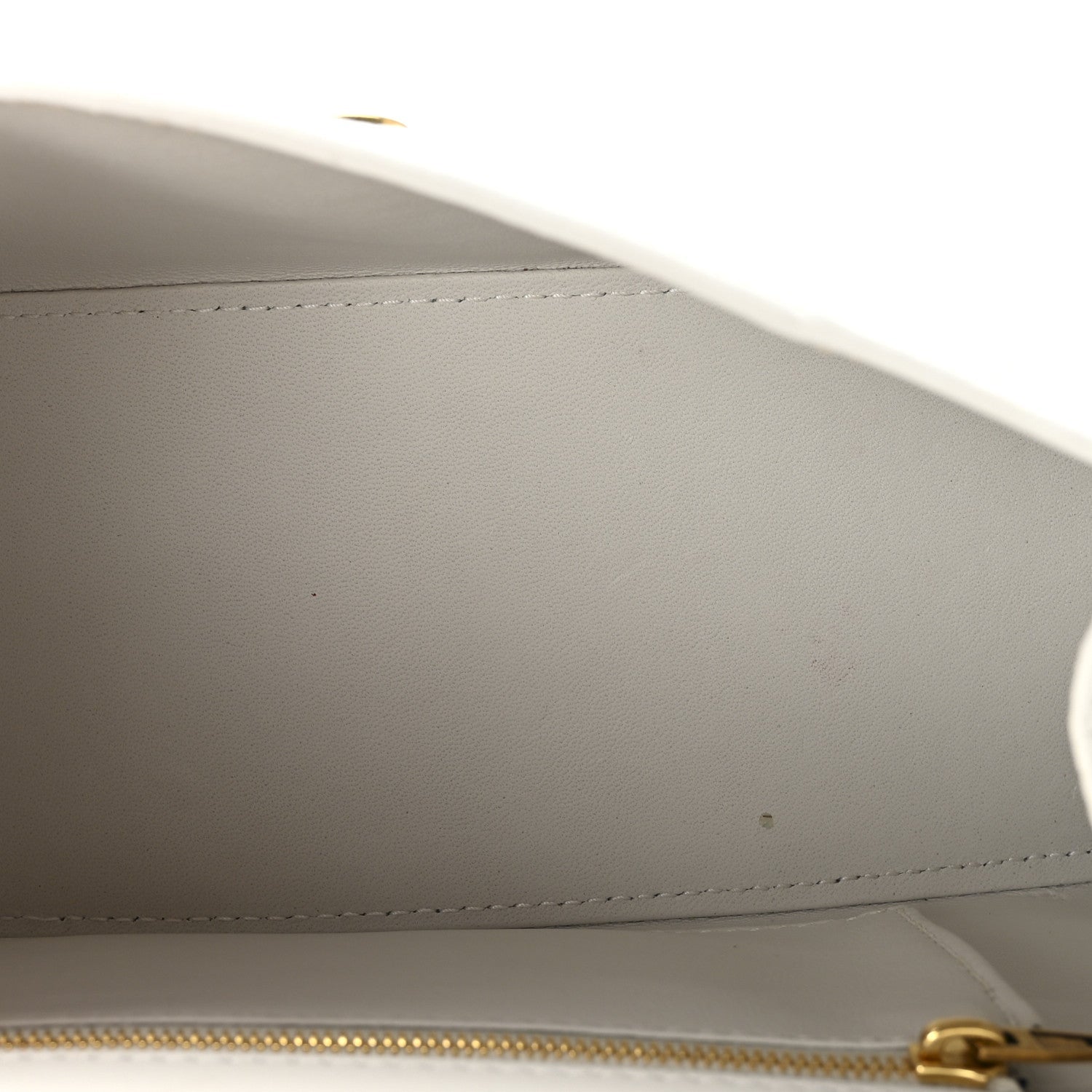 Balenciaga Calfskin Crocodile Embossed Small Hourglass Top Handle Bag White