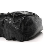 Balenciaga Agneau Arena Superbusy Large Sling Zip Shoulder Bag Black