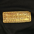 Balenciaga Metallized Agneau Arena Superbusy XS Sling Zip Shoulder Bag Gold