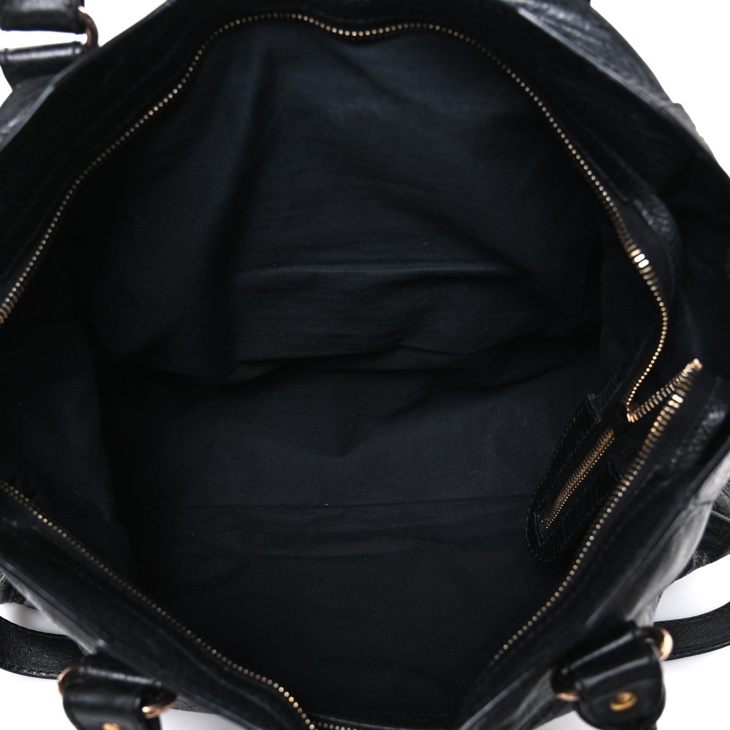 Balenciaga Agneau Giant 12 Rose Gold Hardware City Black