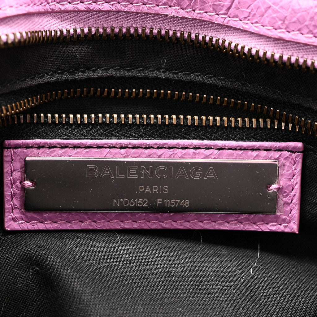 Balenciaga Agneau Classic Hardware City Rose Berlingot