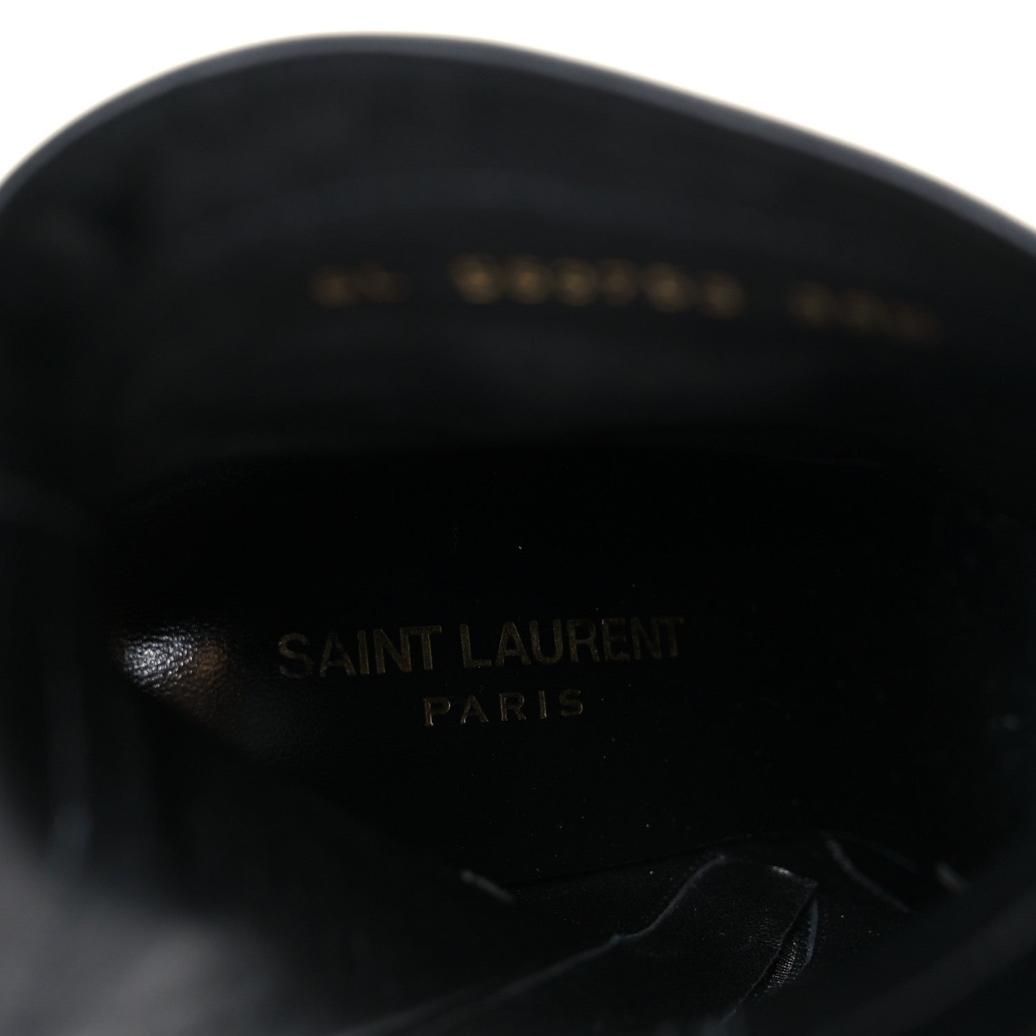 Saint Laurent Nappa Vendome Opyum 110 Ankle Boots 39.5 Black