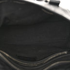 Balenciaga Agneau Arena Storico Silver Hardware Small Le City Black