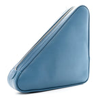 Balenciaga Calfskin M Triangle Pouch Bleu Persan